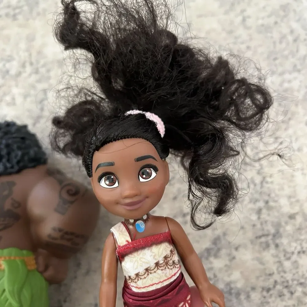 Disney Moana Maui Play Dolls Figure Set 8